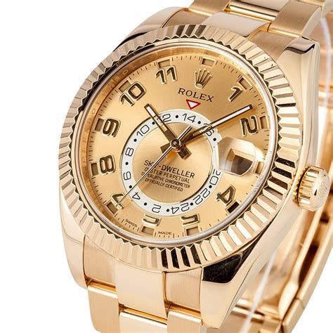 Rolex gold sky dweller price